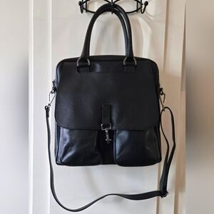 Ireri Italian Leather Unisex Briefcase Messager Travel Shoulder Hand Bag